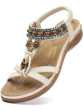 Comfortable Women's Summer Sandals with Arch Support | Bohemian Flip Flops for